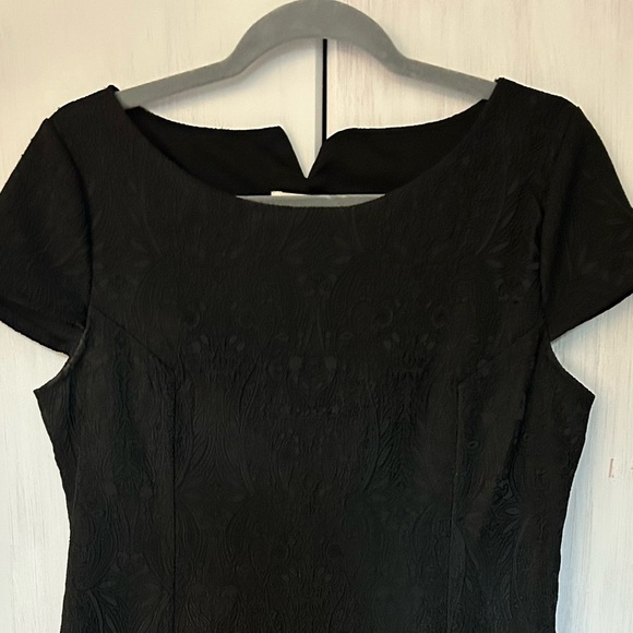 ZARA B&W Collection Dress Zips Up On Side Classic Look - Picture 6 of 8